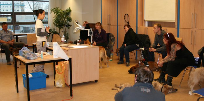 Erste Hilfe am Hund - Seminargruppe