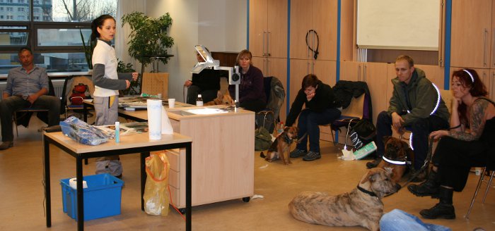 Erste Hilfe am Hund - Seminargruppe
